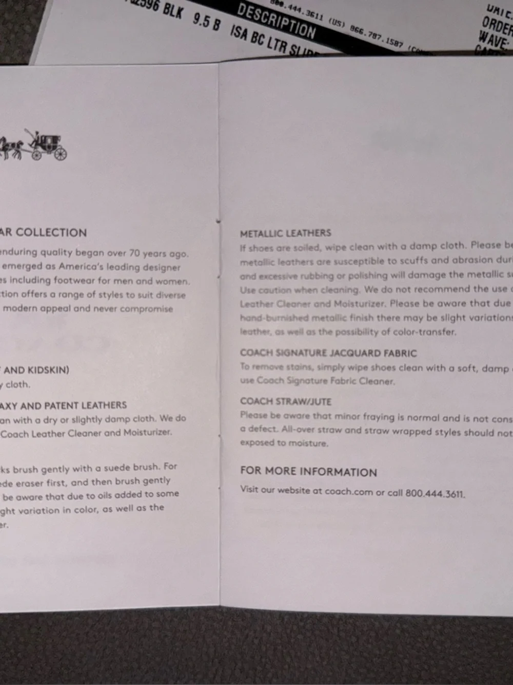 Coach F62596 Black BLK Slide Sandal Women’s Size 9.5 NIB - Picture 14 of 16